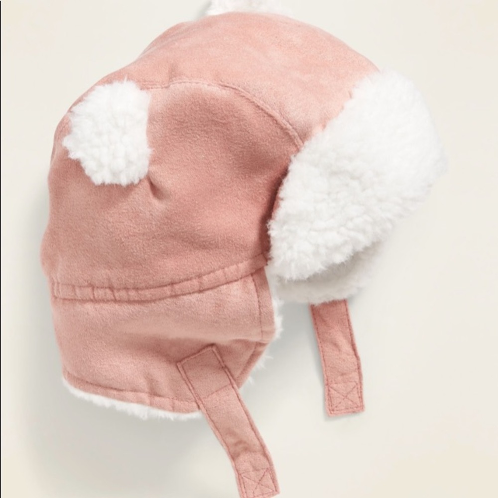 Old Navy Faux Fur Sherpa Hat critter ears